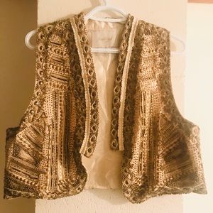 NWOT - Freebird Collection Beaded Vest
